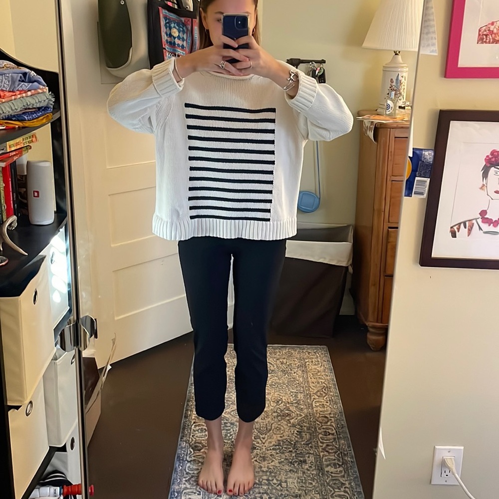 Black Lululemon cigarette pants